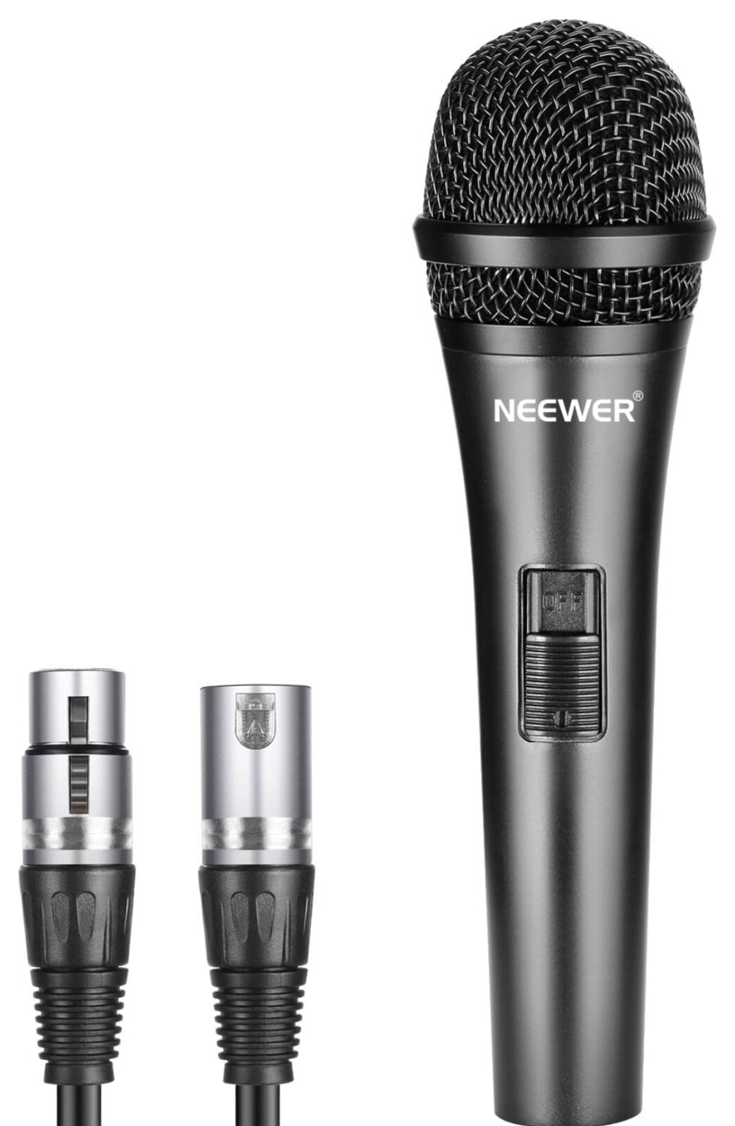 Neewer Cardioid Dynamic Microphone with XLR Male to XLR Female Cable NW-040