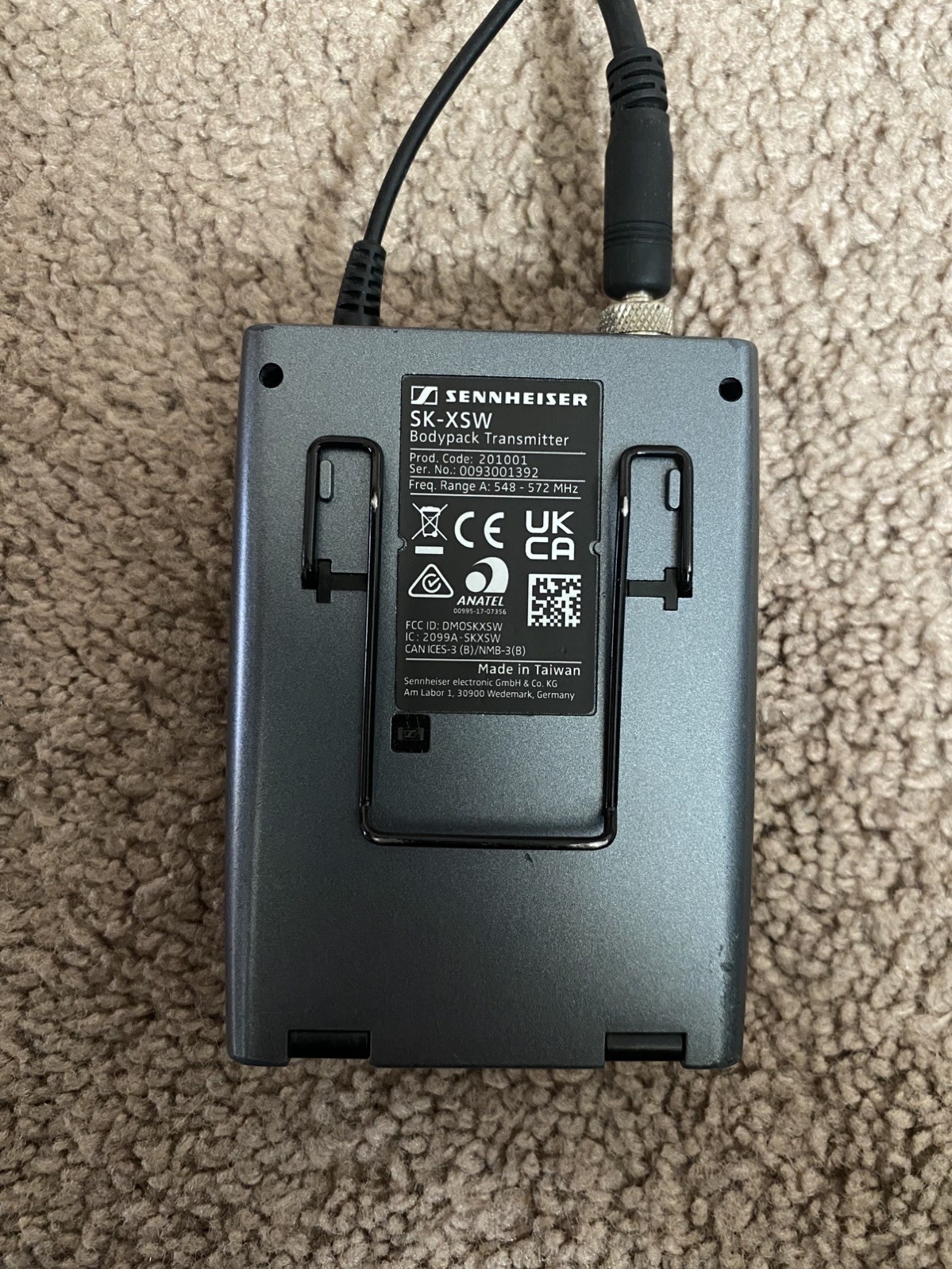 Sennheiser XS Wireless Guitar / Instrument (XSW) System – Pro Audio – Pre-Owned