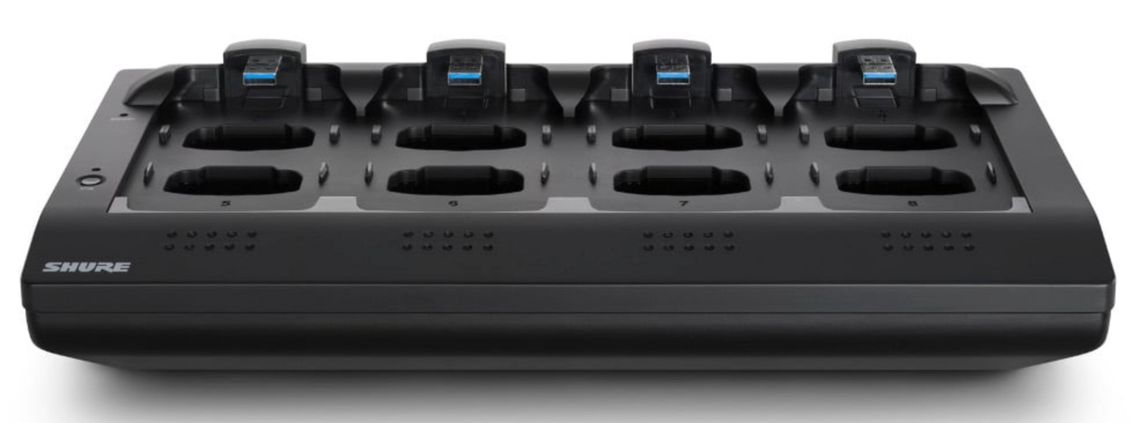 Shure MXWNCS8 Microflex wireless 8-Port Networked Charging Station w/ Pwr Supply