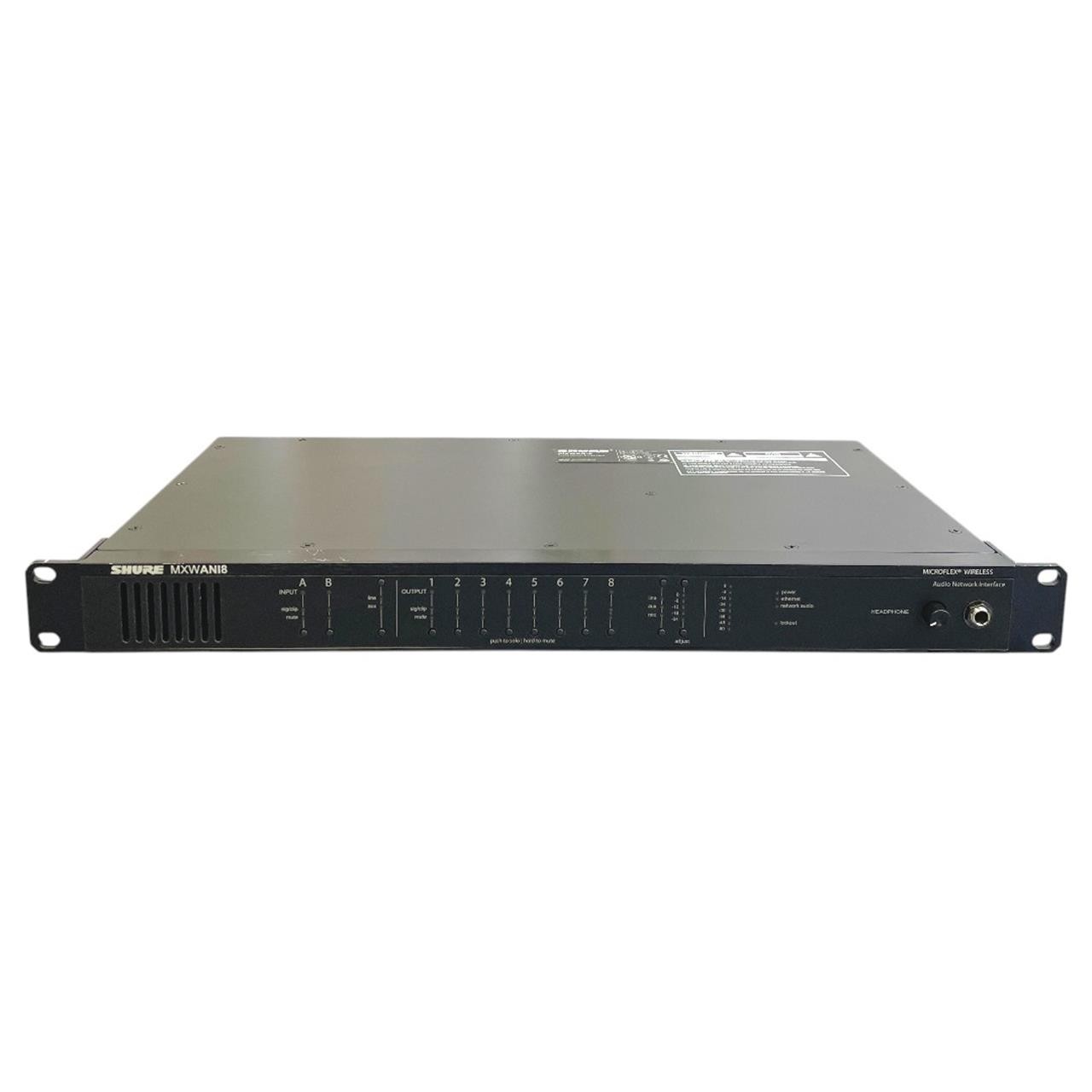 SHURE MXWANI8 Microflex Wireless 8-Channel Audio Network Interface