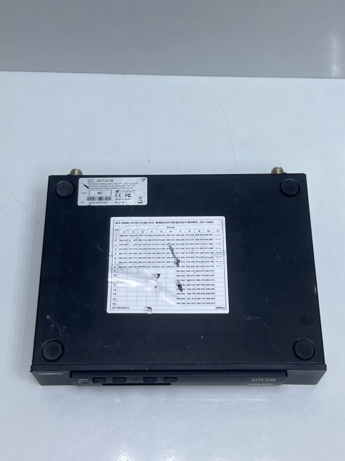 Mipro ACT-311B UHF Single Channel Diversity Receiver