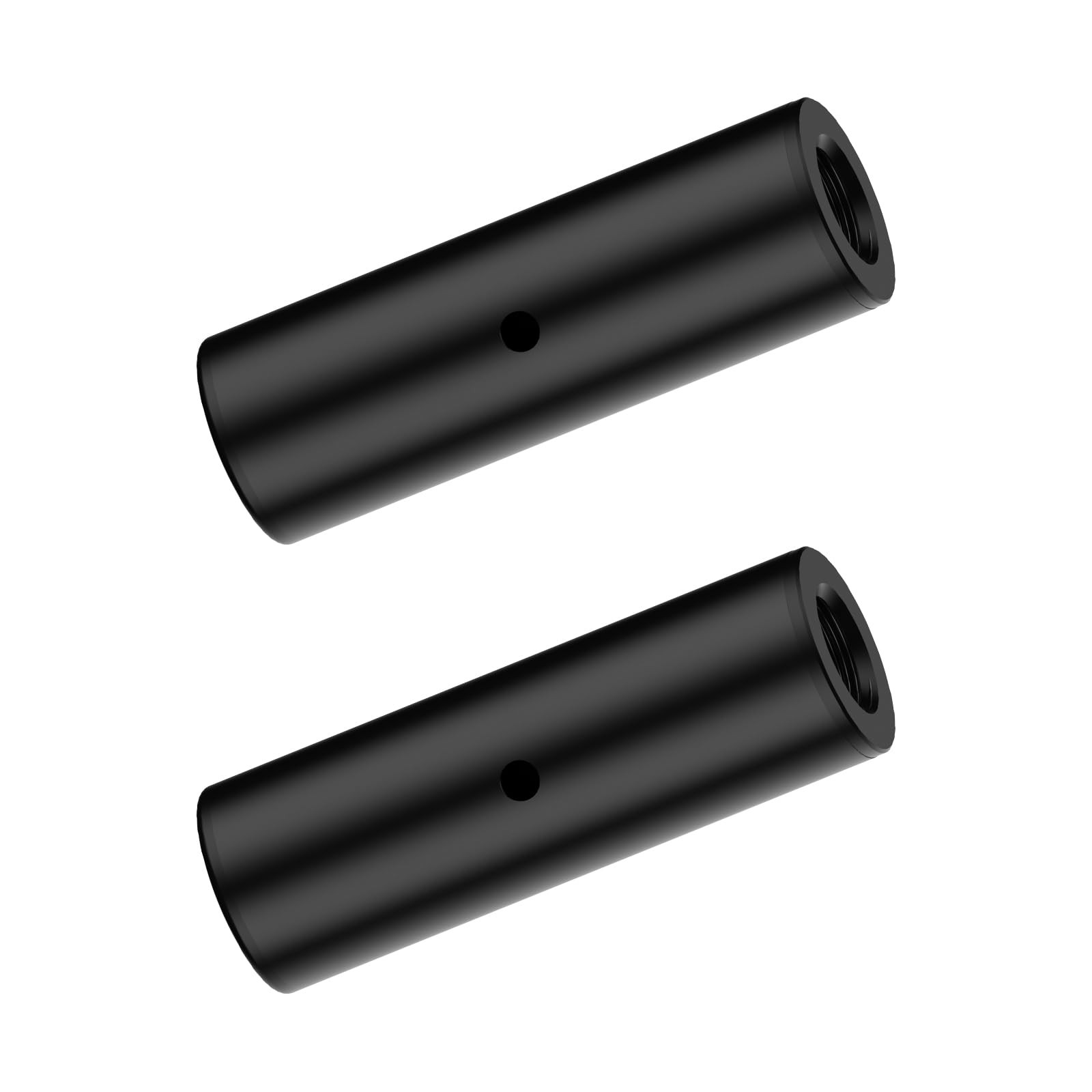NiuNyuNeu Pair of Speaker Stand Adapters M20 to 35mm, Pole with Black