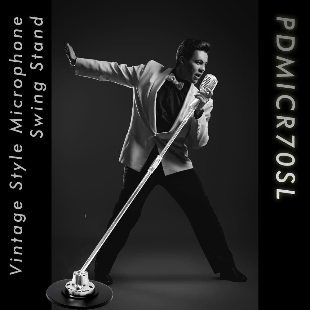 Pyle 26.15 lbs. Live Performance Dynamic Mic w/ ON/OFF Switch & Tilting Stand
