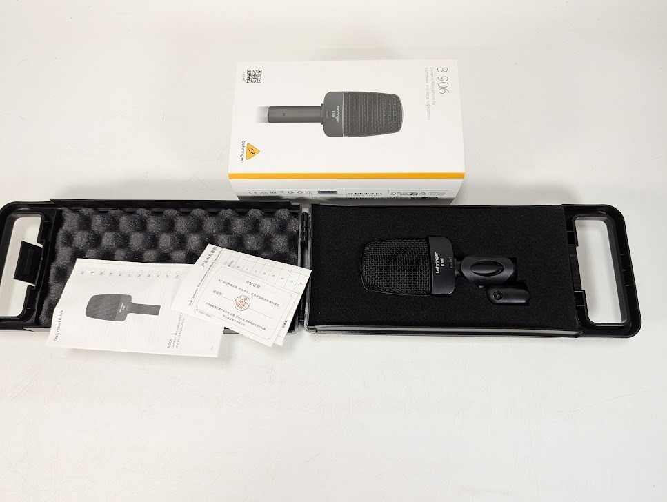 NEW Behringer B 906 Supercardioid Dynamic Instrument Microphone
