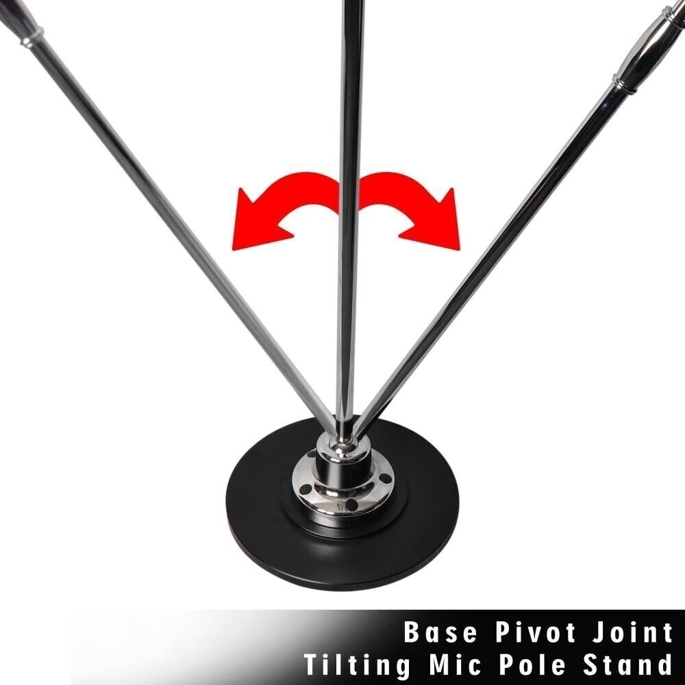 Pyle 26.15 lbs. Live Performance Dynamic Mic w/ ON/OFF Switch & Tilting Stand