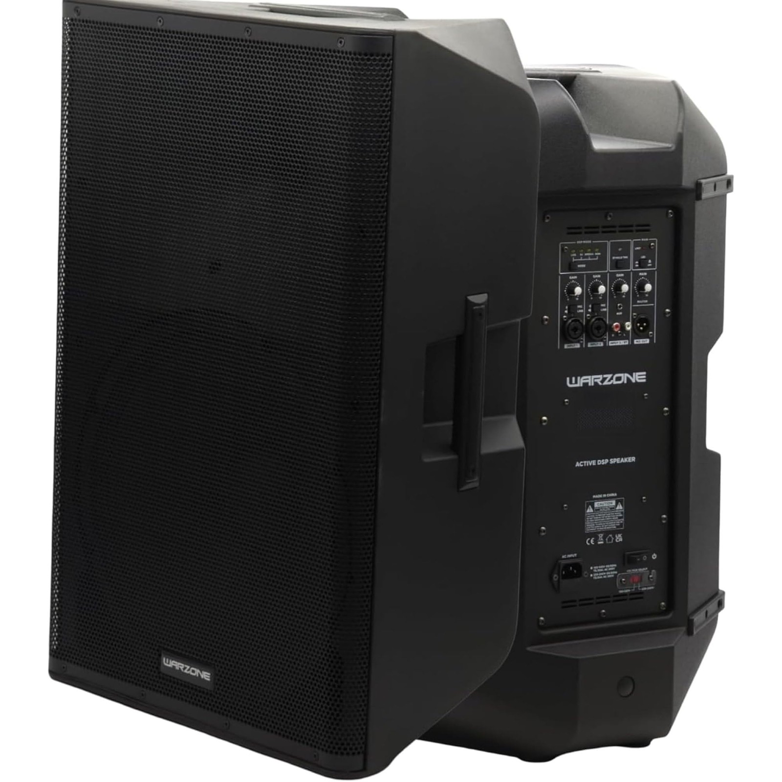 Warzone WPTS12-2200W Active DSP Powered PA Speaker, Bluetooth & TWS, 12”…