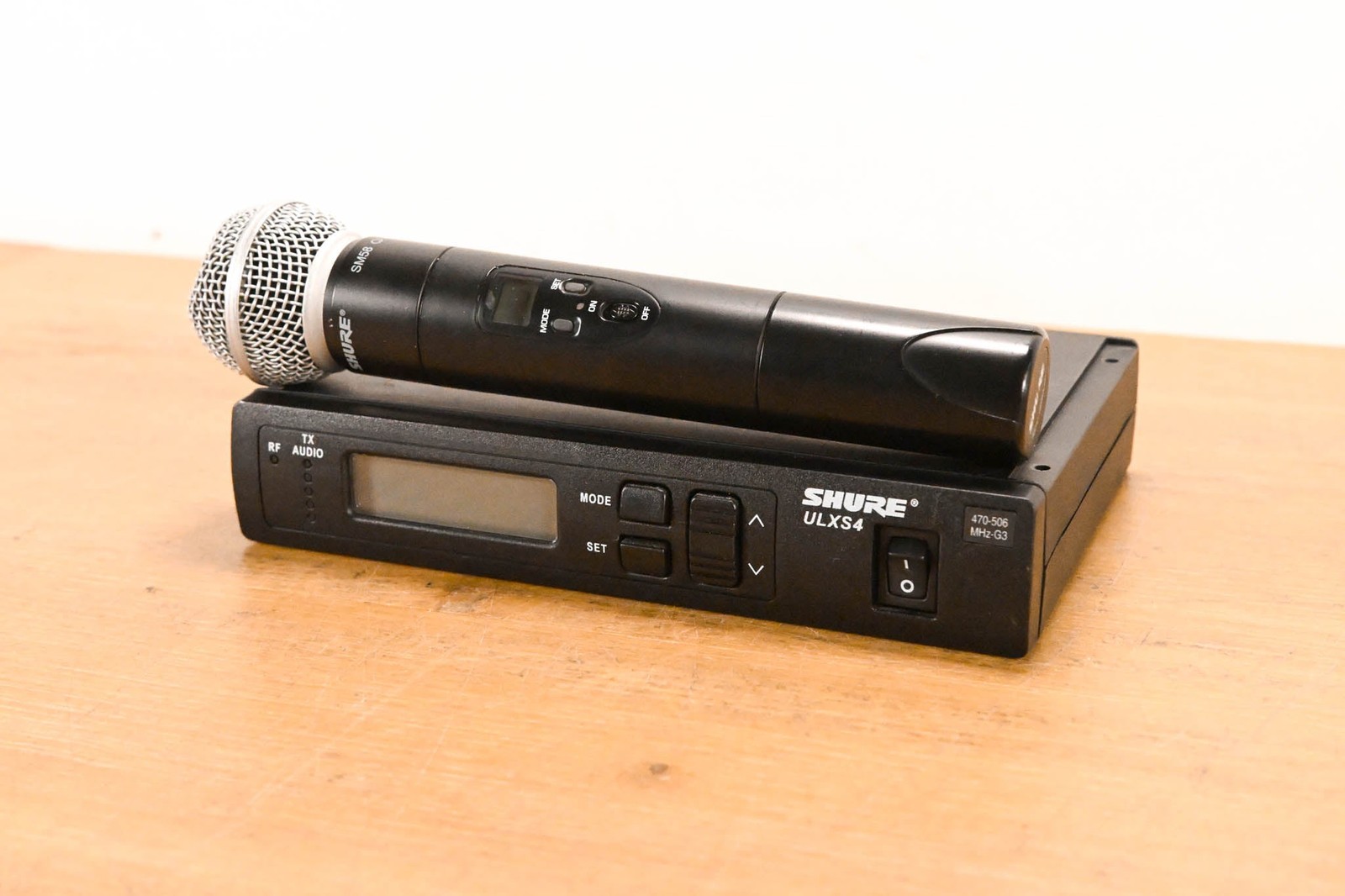 Shure ULXS24/58 Handheld Wireless System – 470-506 MHz (NO POWER SUPPLY) CG010Y1