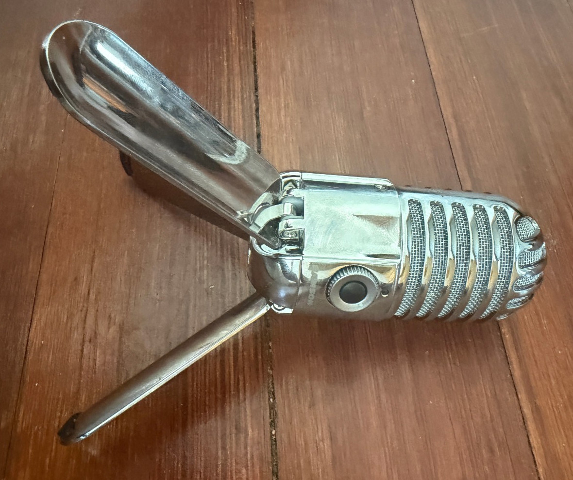 Samson Chrome Meteor Condenser Wired USB Microphone Works