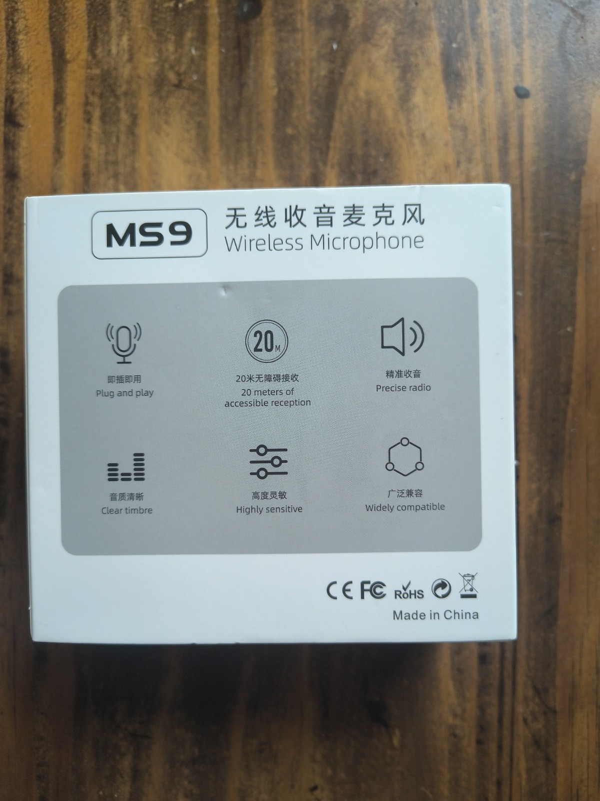Yuanran Wireless Microphone iPhone/Android/Tablets,Magnetic Mini Mic