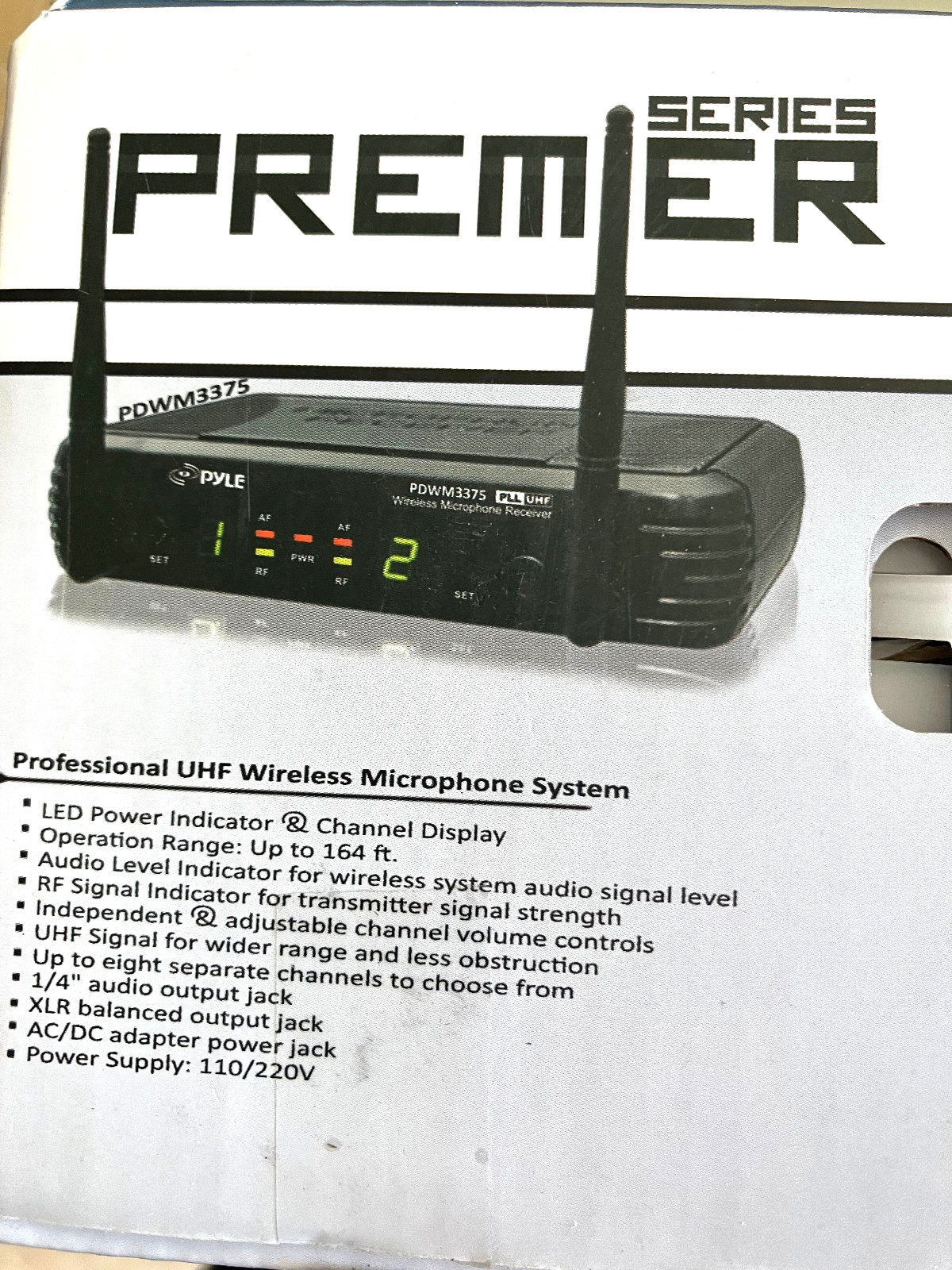 Pyle PDWM3375 Series Professional Wireless Condenser Microphone