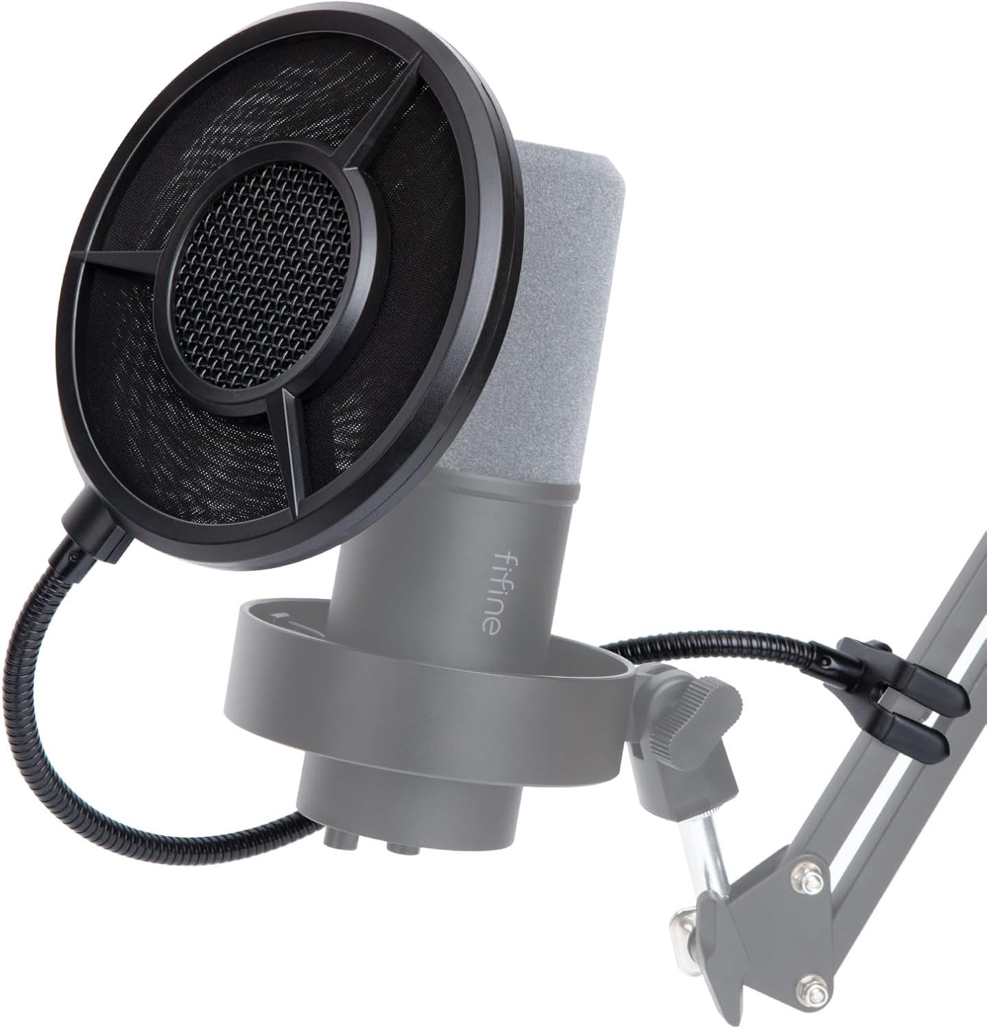 Fifine K688 Mic Pop Filter with Windsrceen Foam Cover,Compatible with Fifine Mic