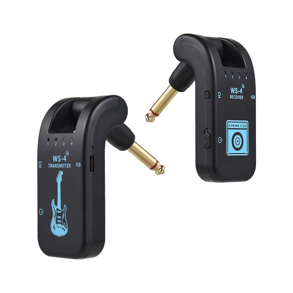 2.4G Guitar System Rechargeable Guitar Transmitter Receiver 48K/16bit7532