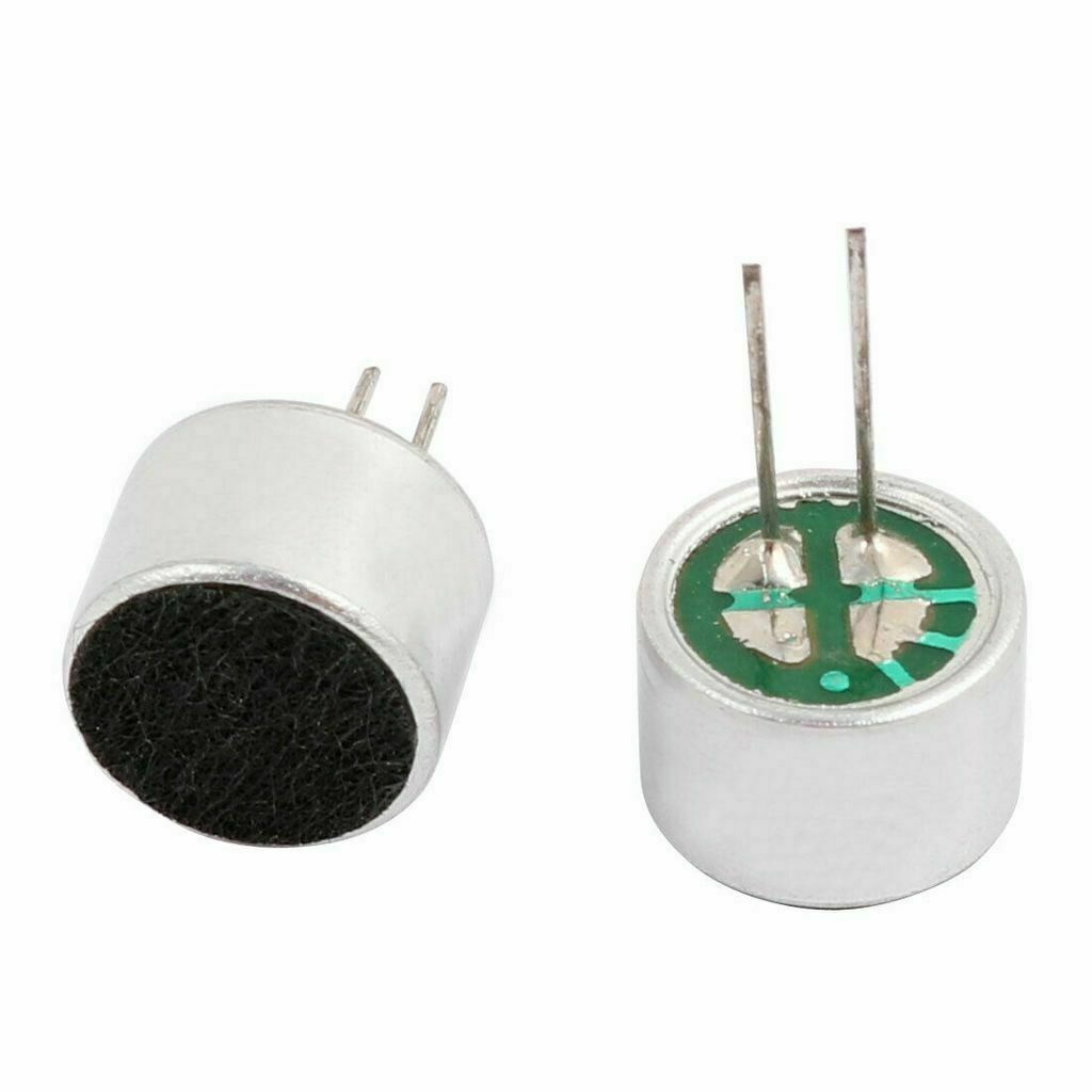 10Pcs 9x7mm Electret Condenser Microphone Cylindrical High Sensitivity -30-44dB