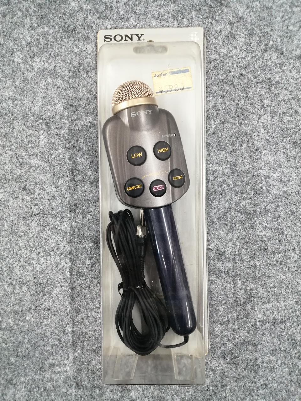 Sony ECM-V1 Retro Voice Effect Microphone Used Entertaining Vocal Mic