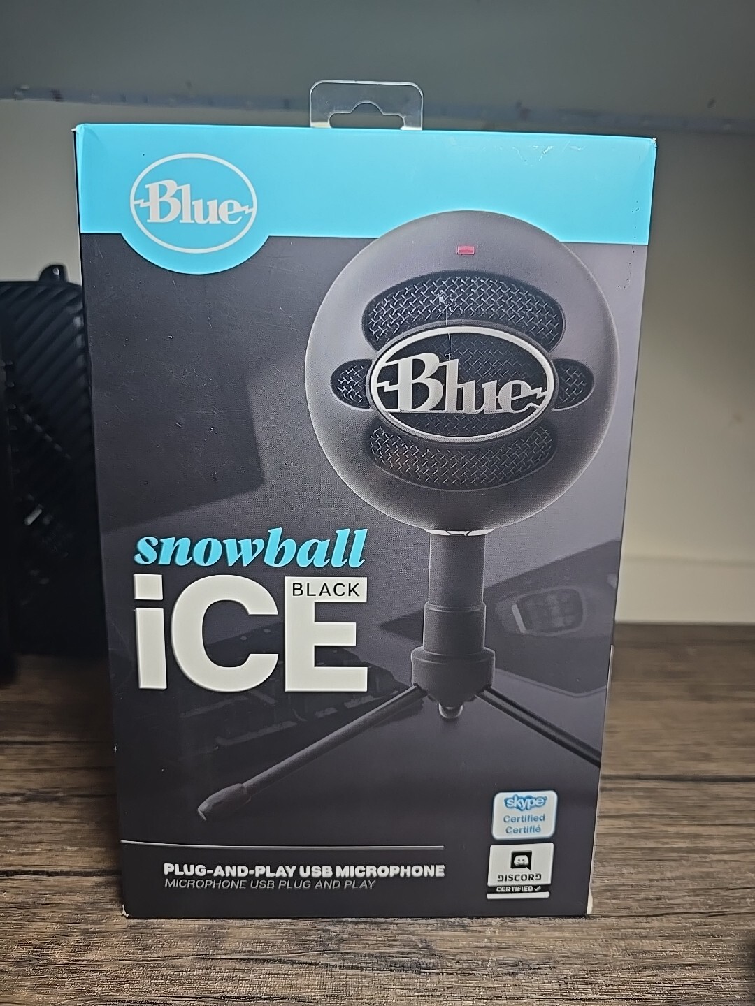 Blue Snowball iCE USB Condenser Microphone 40Hz To 18kHz Windows/Mac, Black