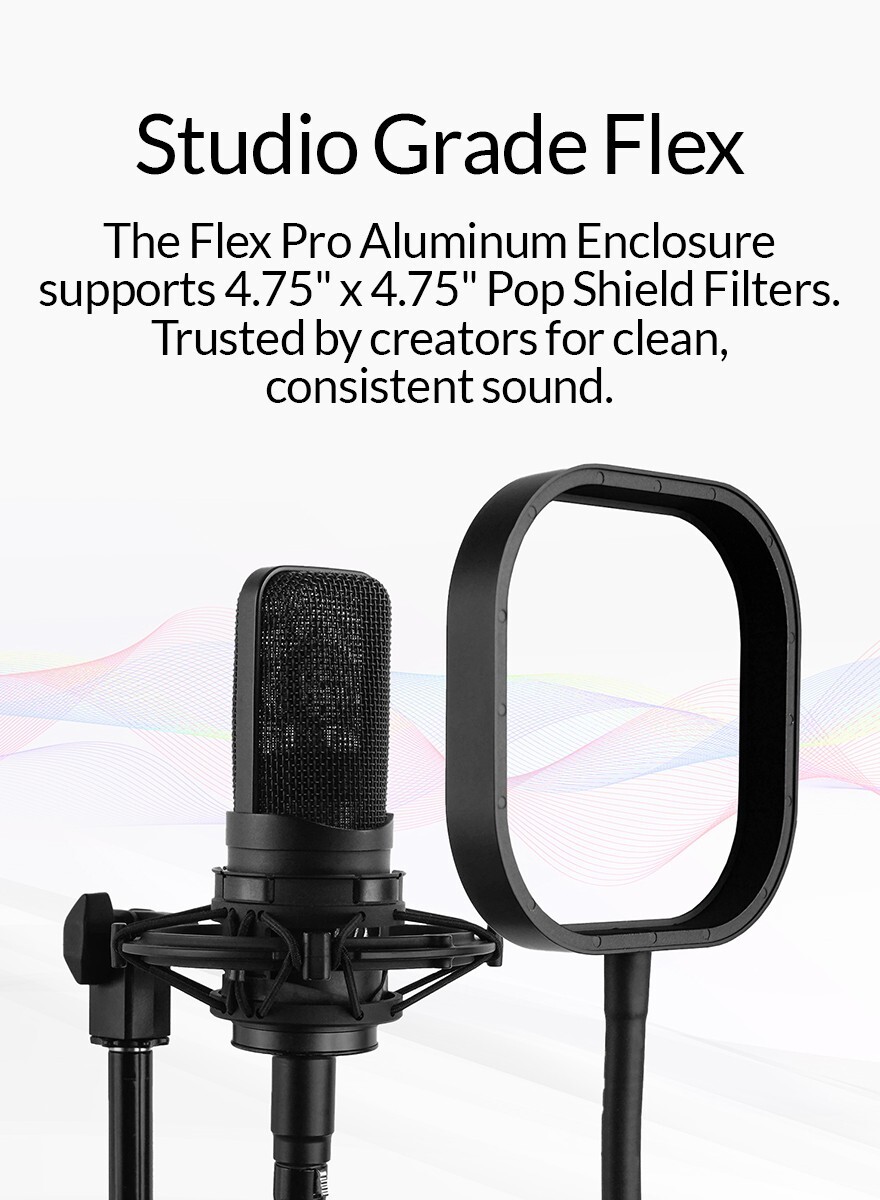 Audio Icon Pop Shield Replacement Windscreen for Flex Pro Interchangeable
