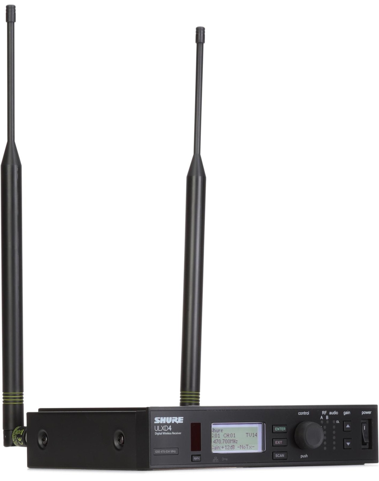 Shure ULXD4 Digital Wireless Receiver – G50 Band