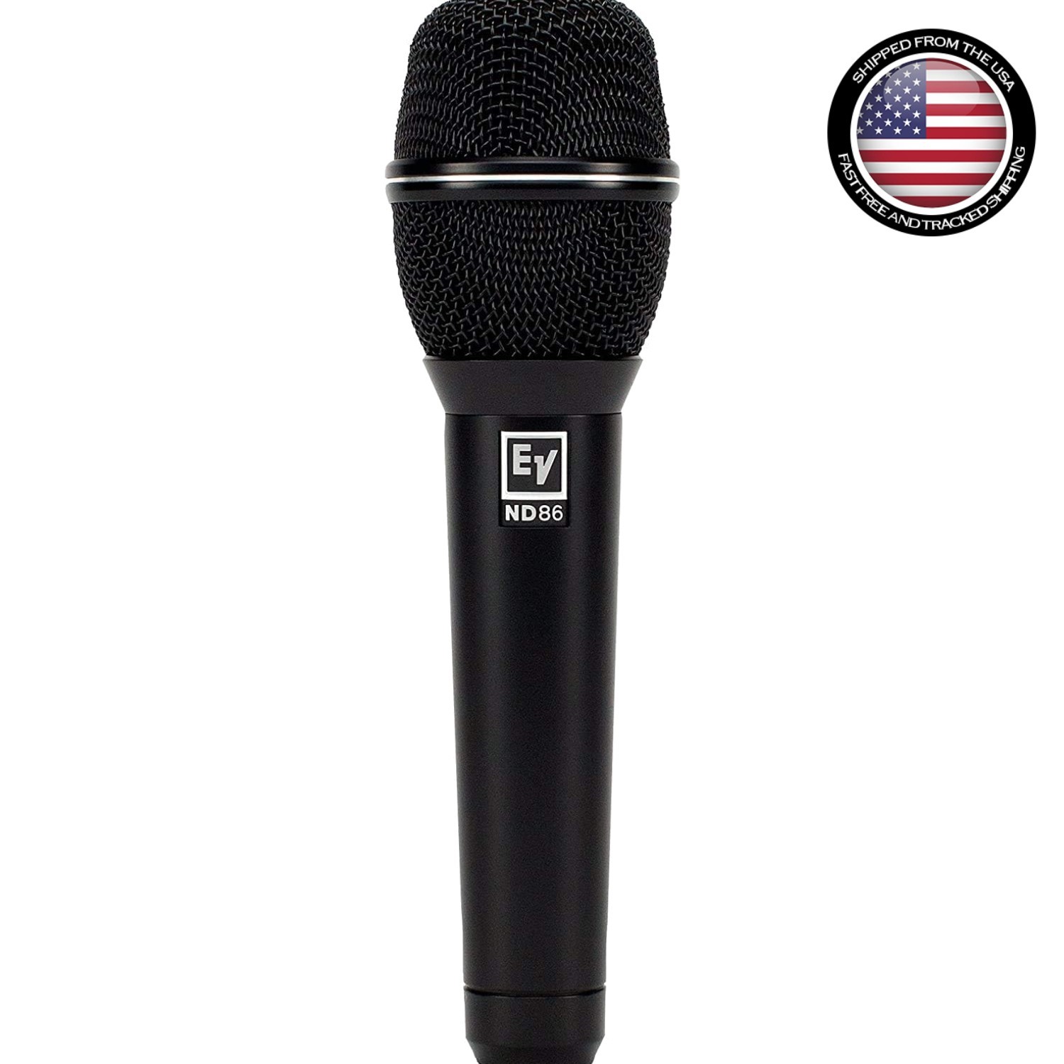 Vocal Microphone ND86 1 Large Diaphragm Supercardioid Wired Xlr Stand Black