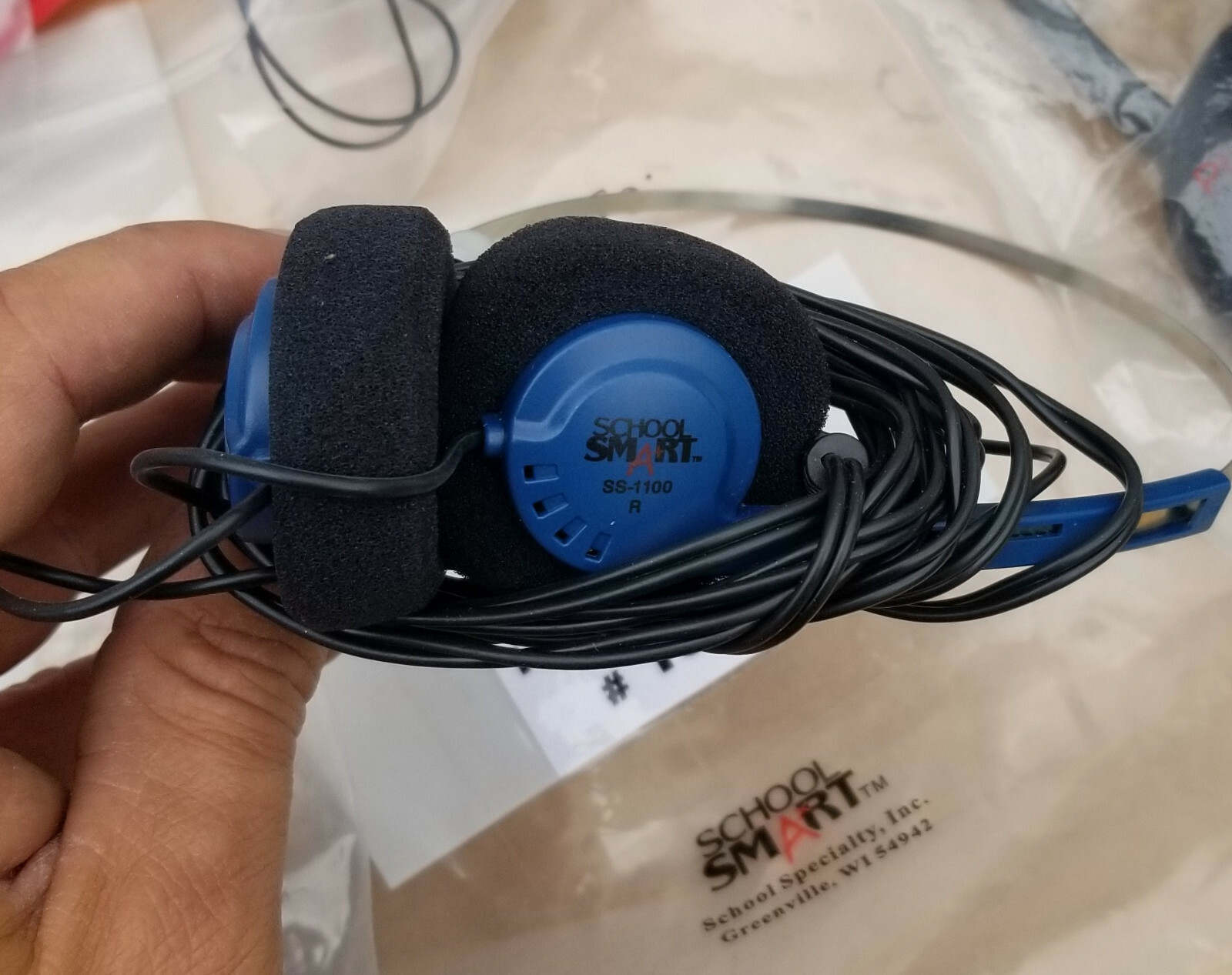 Computer PC Microphone & Headphone Lot Califone AX-12 Desktop Koss School Smart