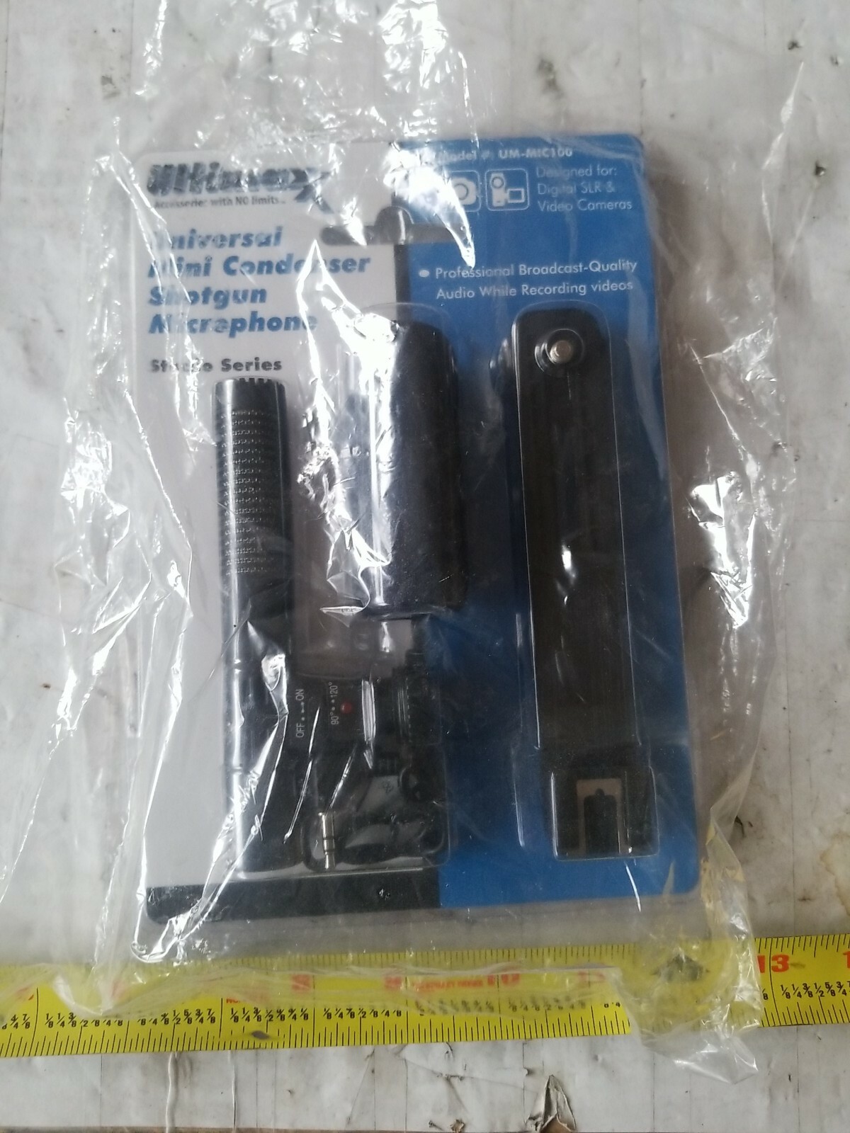 Ultimaxx Universal Mini Condenser Shotgun Microphone UM-MIC100