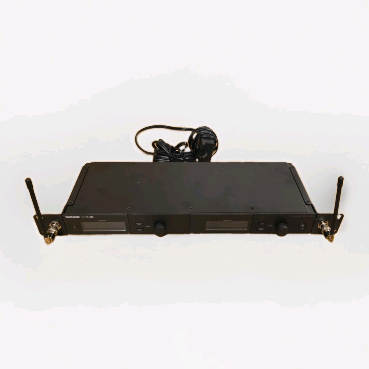 Shure SLXD4D Dual-Channel Digital Wireless Receiver Band J52 558-602/614-616 MHz
