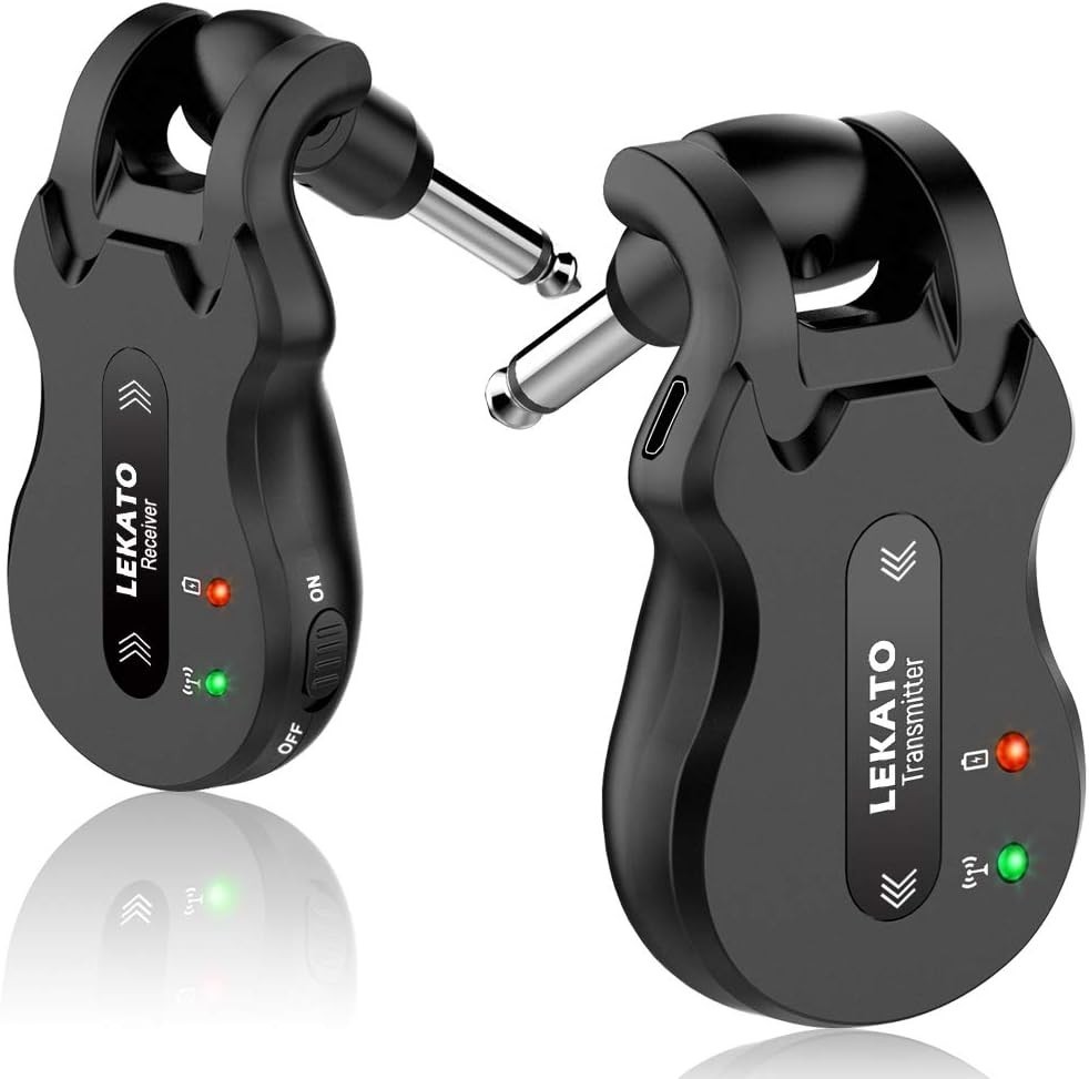 5.8GHz Wireless Guitar System with 220° Rotatable Plug for Versatile Use