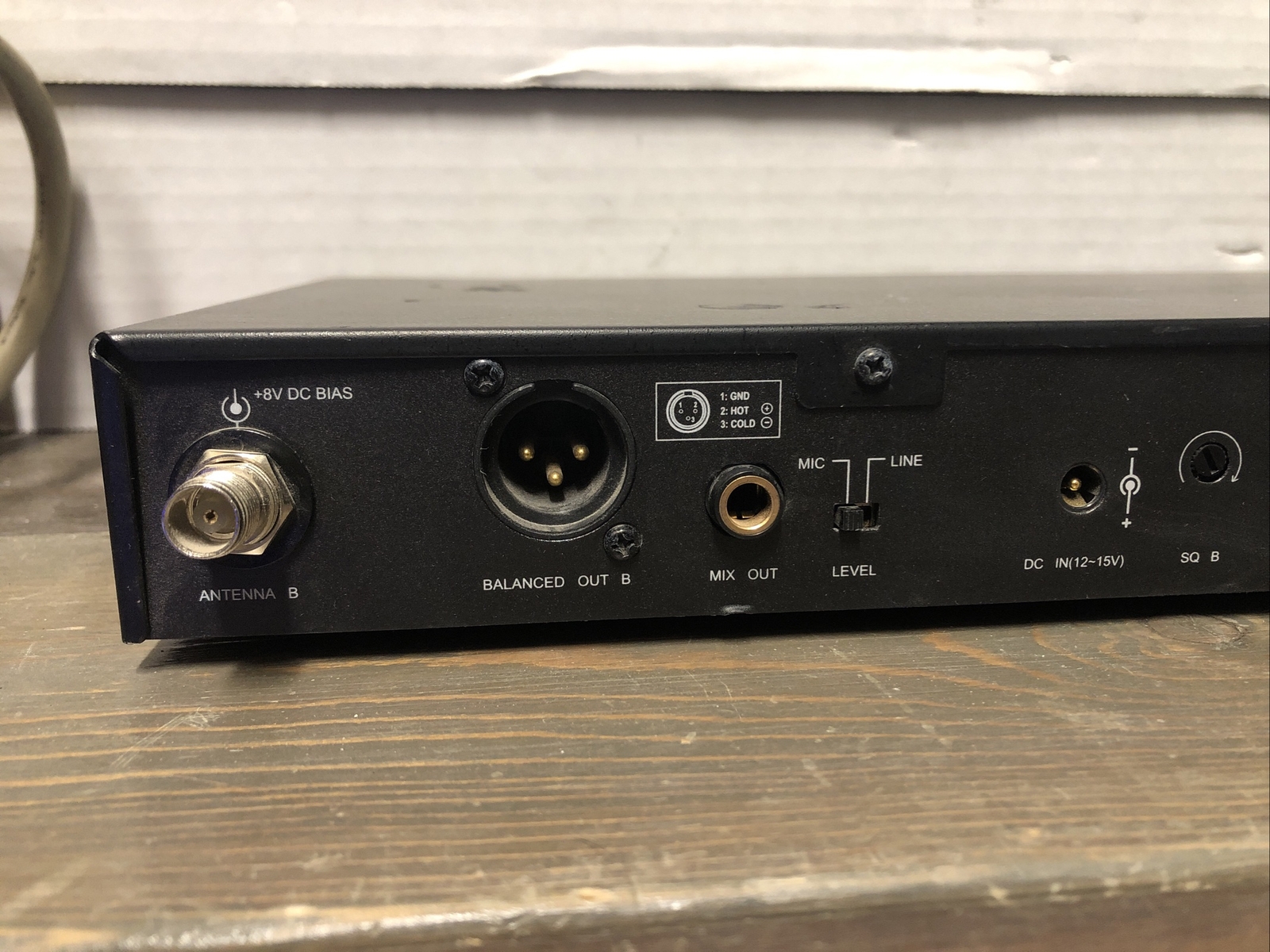 MiPro ACT-707DE Dual Channel Wireless Receiver Power Tested Only AS-IS