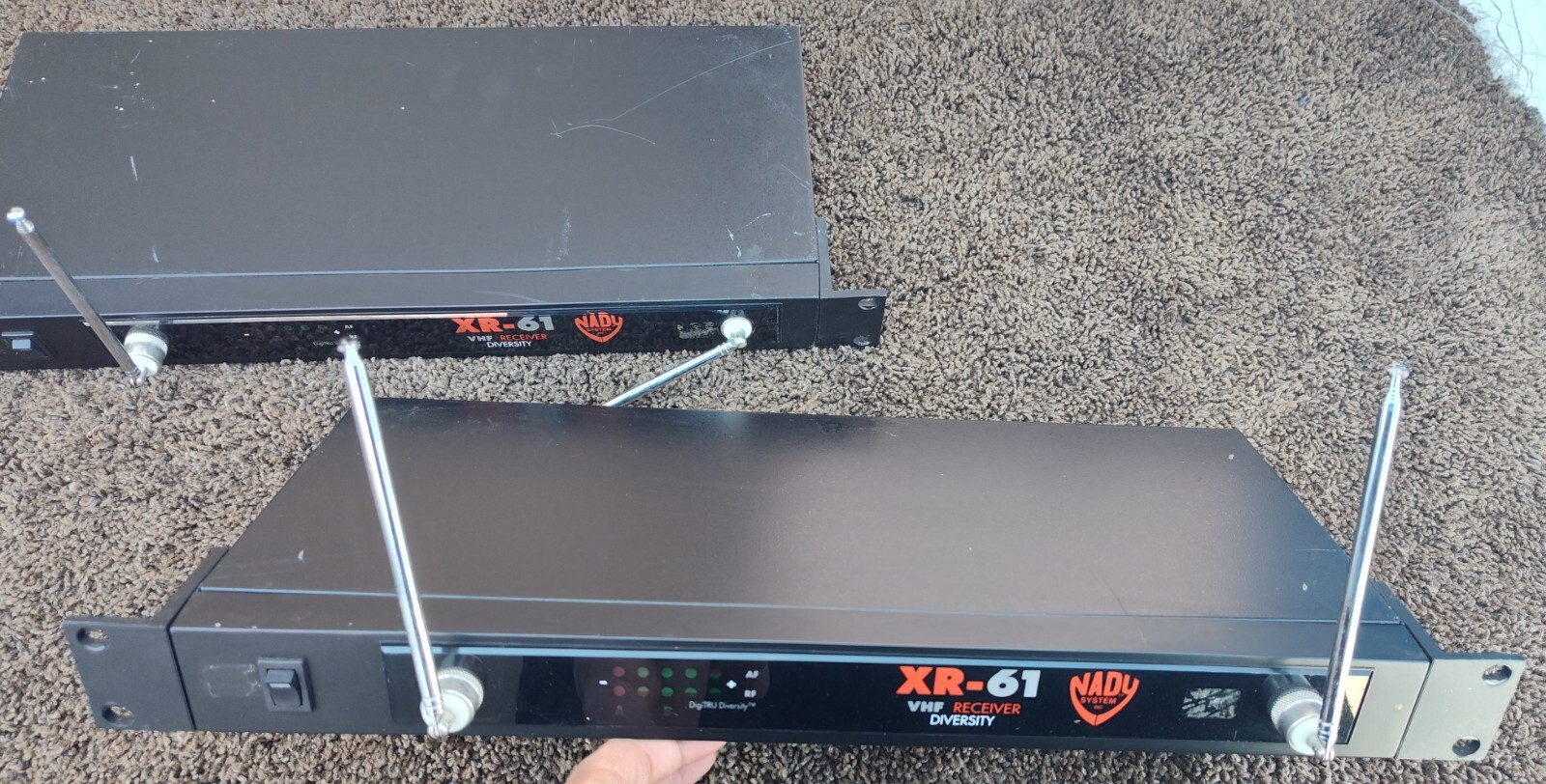 (2) Nady VHF RECEIVER XR-61 w/Power Supply