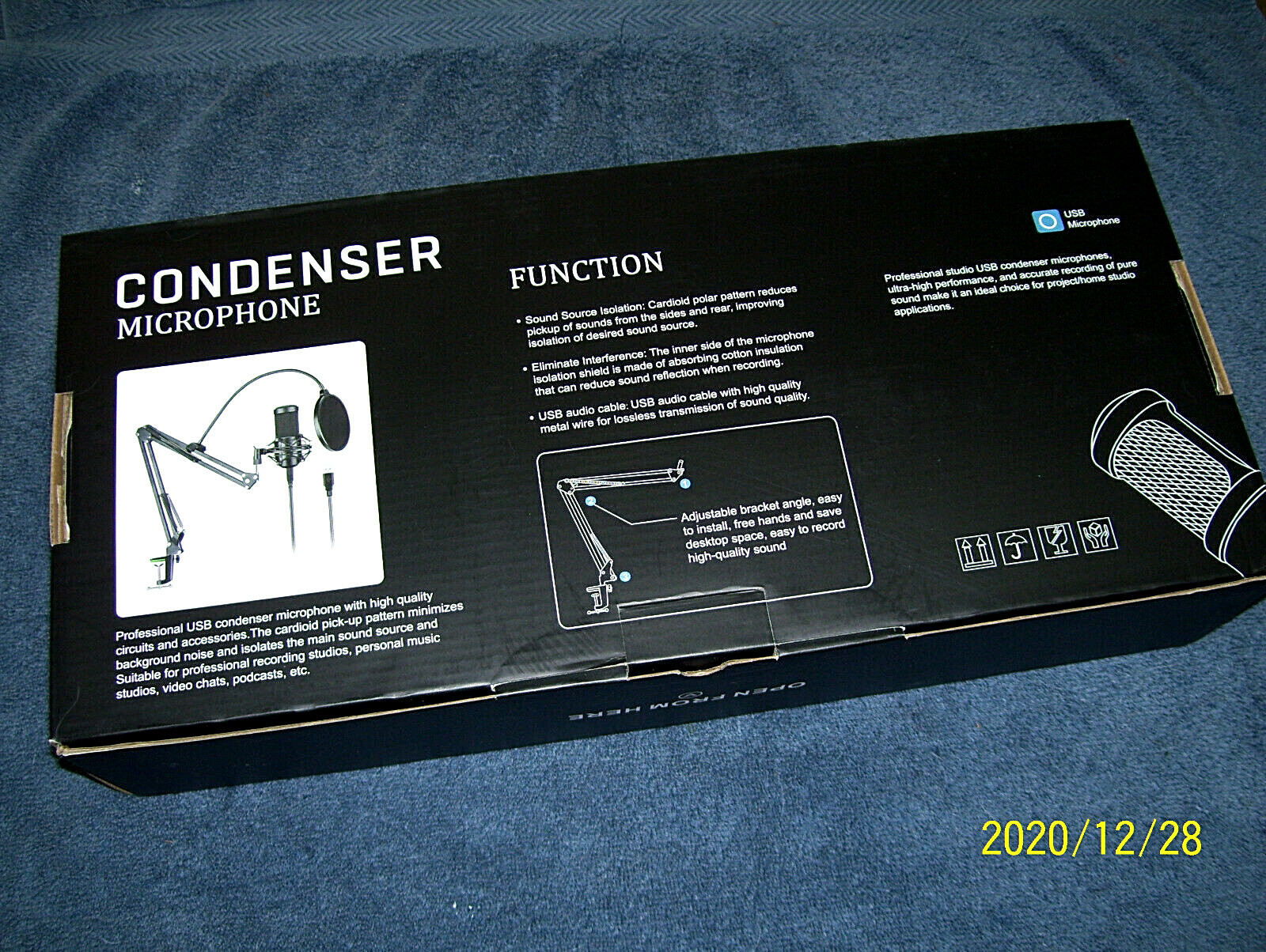 Aokeo AK-60 Professional USB Streaming Podcast PC Microphone with AK-35 Scissor