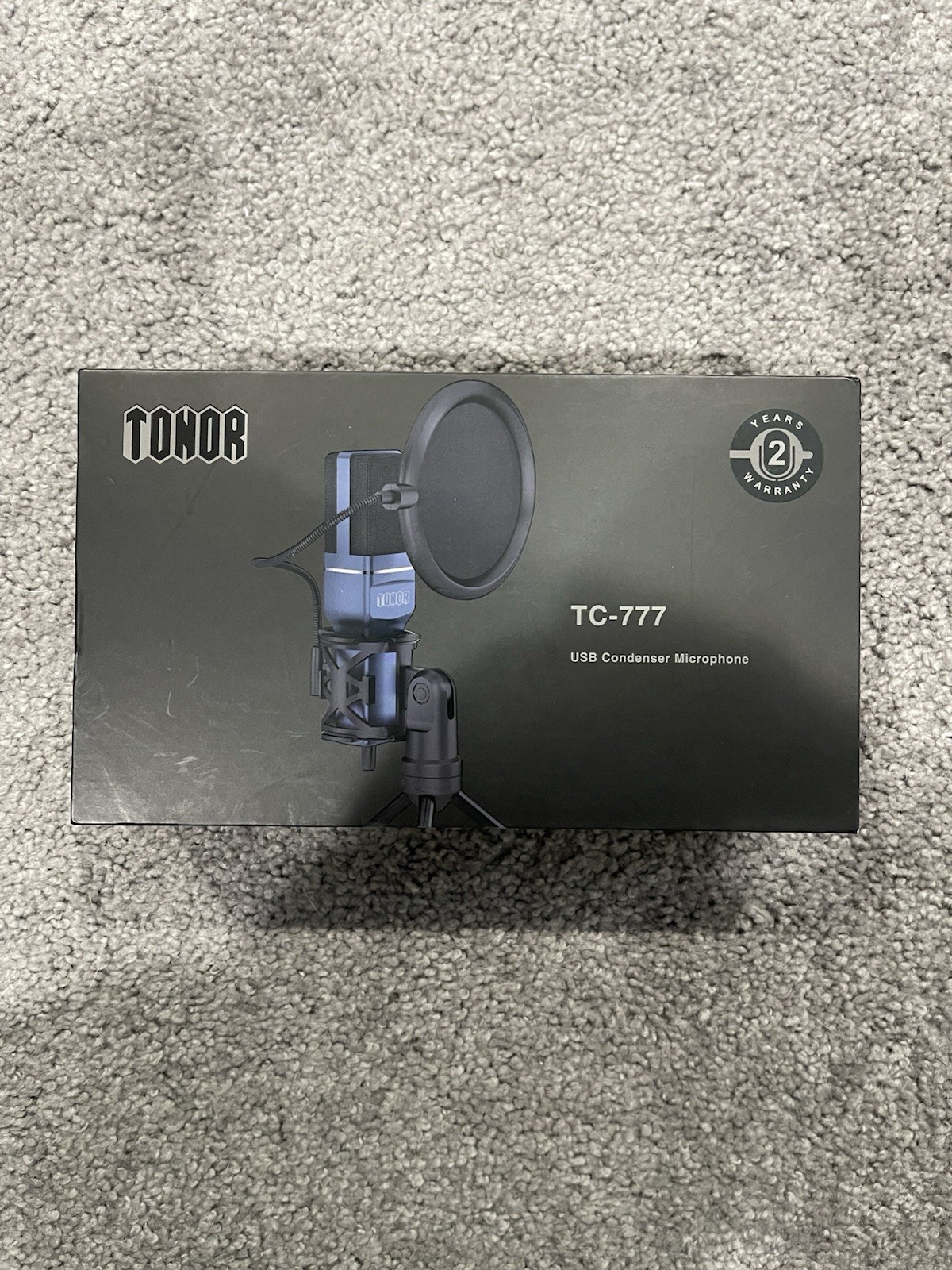 Toner TC-777 USB Condenser Microphone New In The Box Never Used