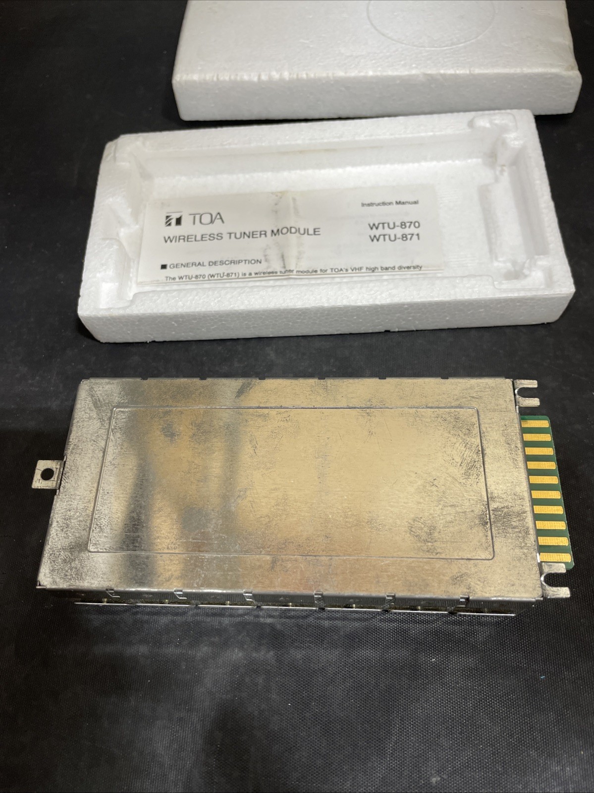 TOA wireless tuner unit (for channel expansion) WTU-870 – New