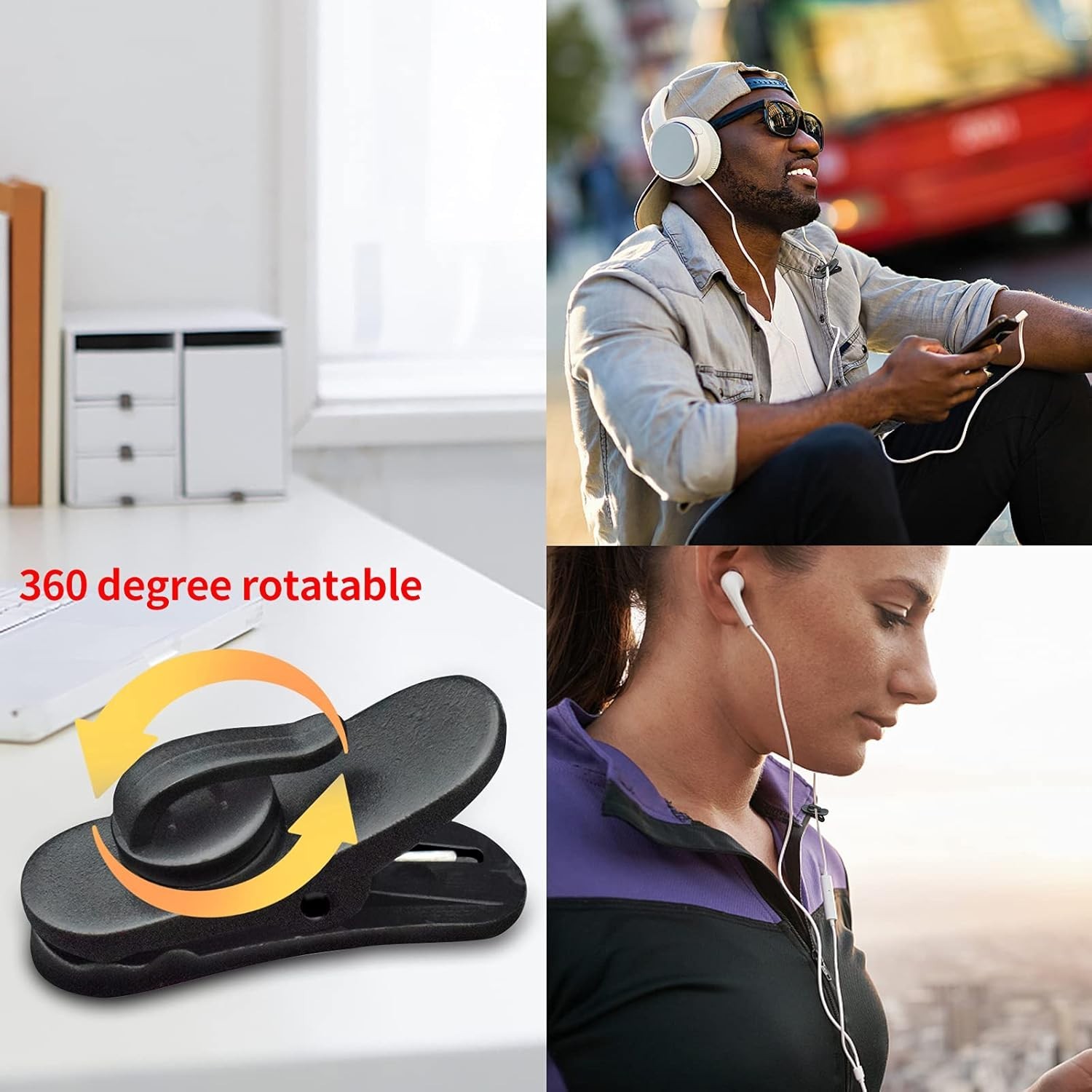 Lapel Microphone Clip Kit – 20 Clips for Video & Voice Recording Excellence