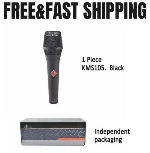 Neumann KMS 105 Handheld Supercardioid Condenser Microphone -Black (008455)