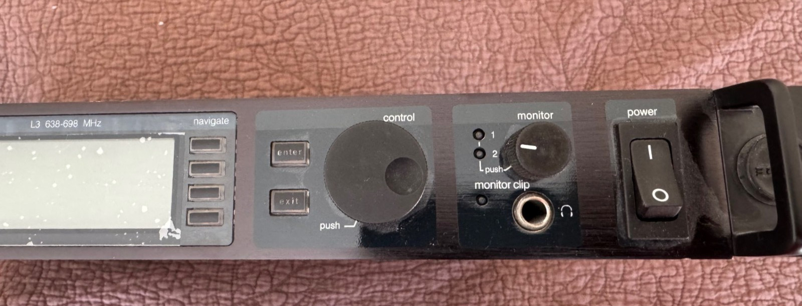 Shure UR4D L3 Dual Wireless Receiver L3 Rare 638-698 MHz