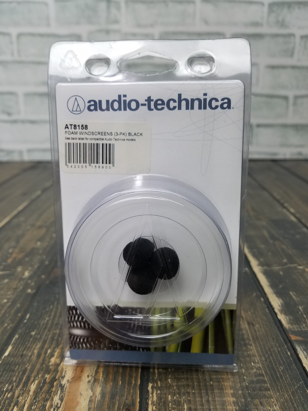 3 PACK – Audio-Technica AT8158 Foam Windscreen