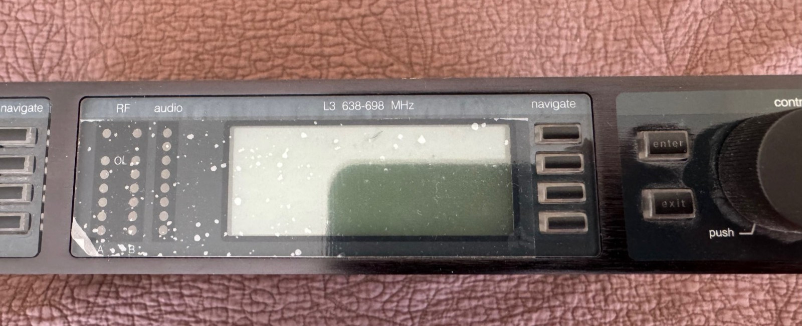 Shure UR4D L3 Dual Wireless Receiver L3 Rare 638-698 MHz