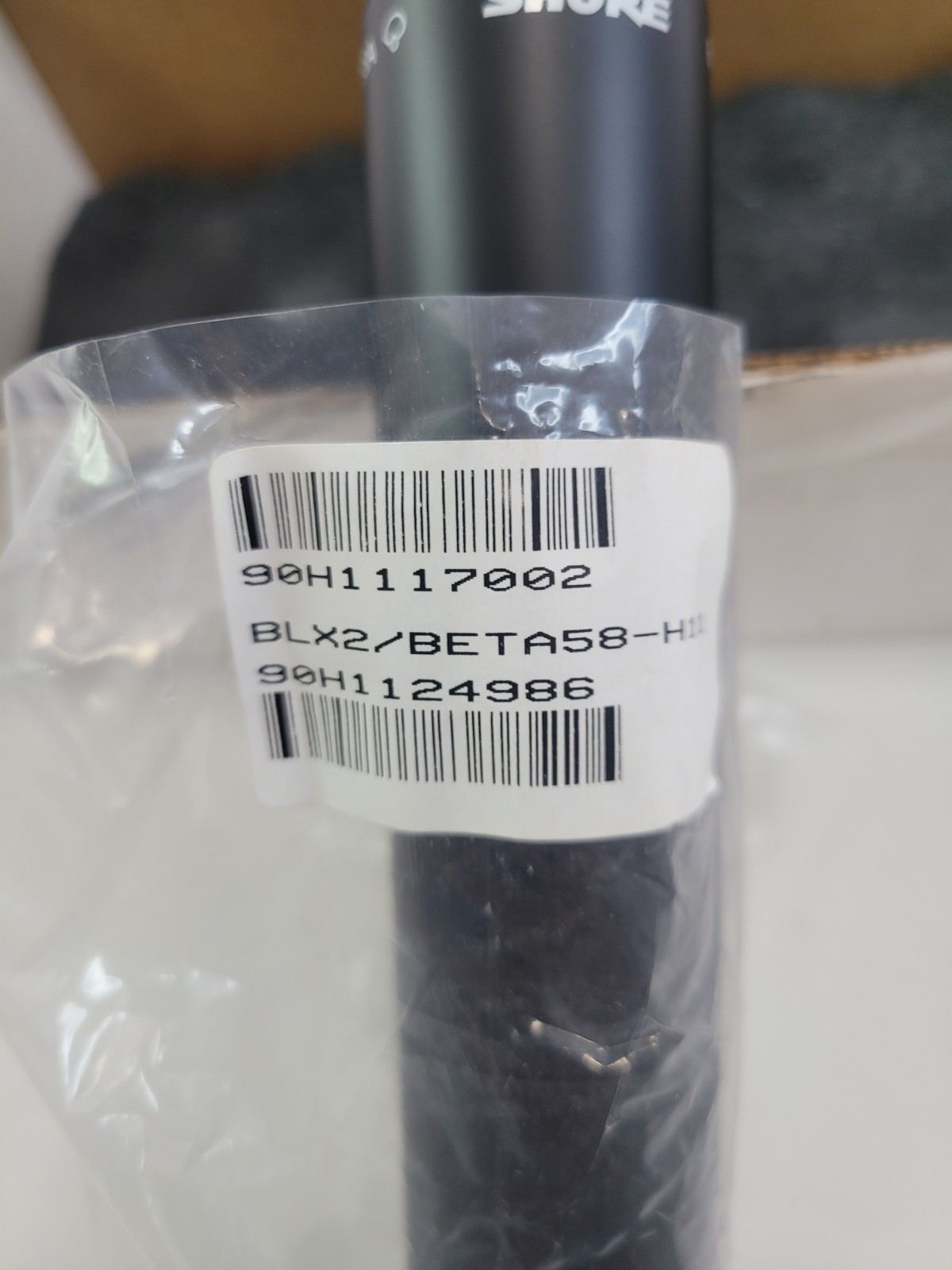 Shure BLX2/B58 Wireless Handheld Microphone Transmitter- Black