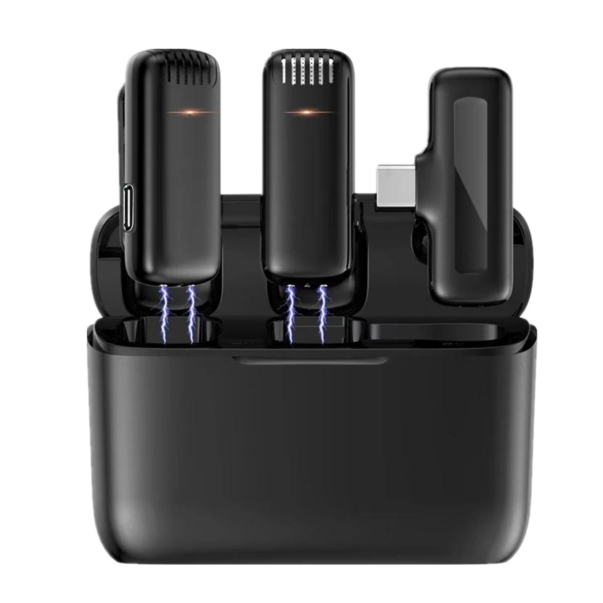 Lavalier Microphone Wireless Audio Video Recording Mini Mic For Android / iPhone
