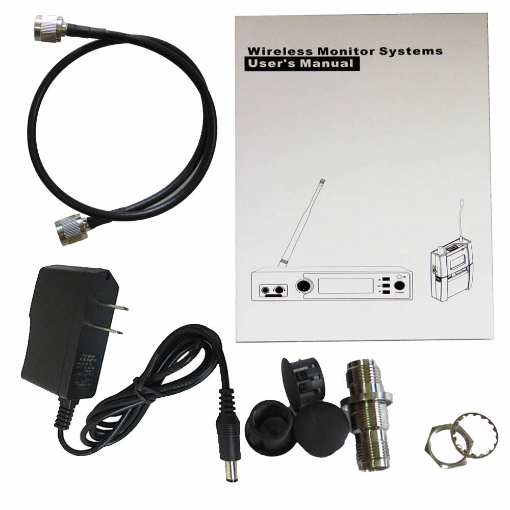 In-Ear Wireless Microphone System Pro UHF Monitor Mic For Singer Live Sing Songs