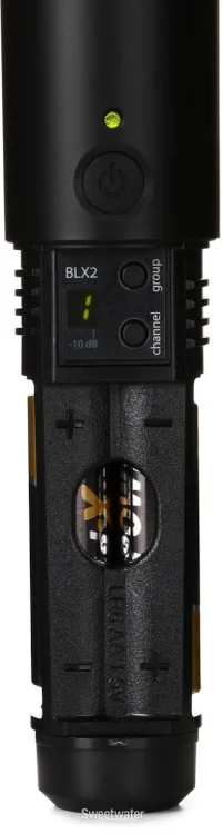 Shure BLX288/B58 Dual Channel Wireless Handheld Microphone System – H10 Band