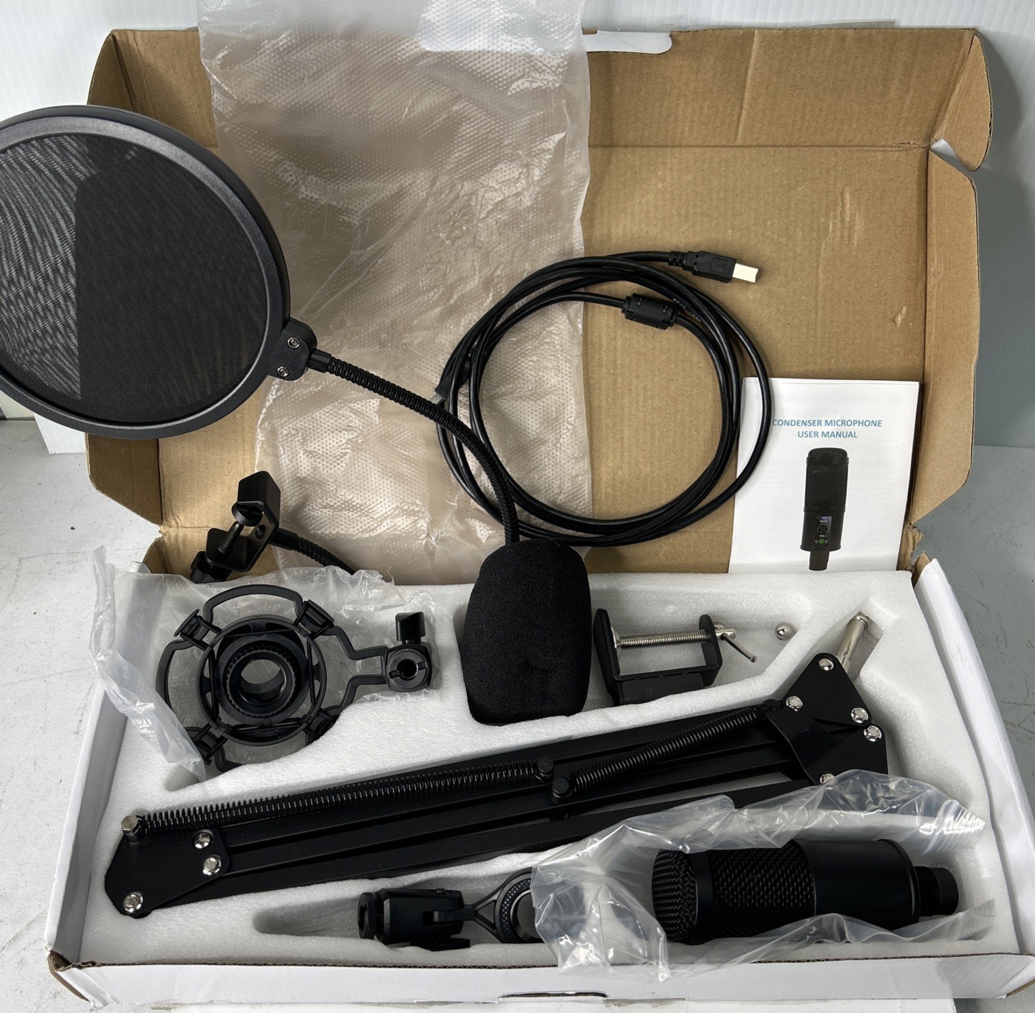 Professional USB Condenser Microphone 192 KHZ / 24 bit BM-800 BM-65