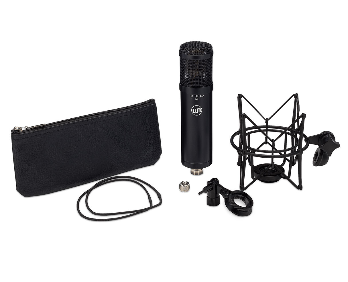 Warm Audio WA-47jr Black Transformerless FET Condenser Microphone Mic