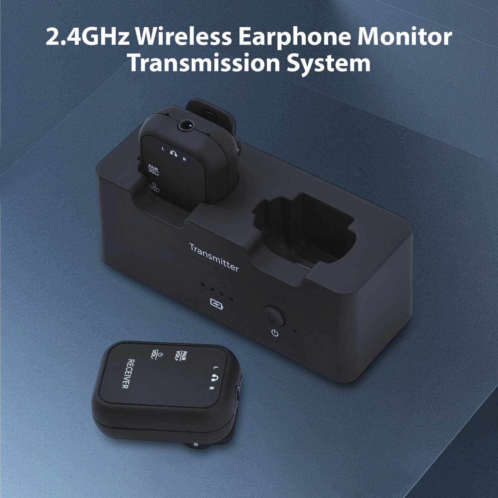 M-VAVE 2.4GHz Wireless Earphone Monitor Transmission System Rechargeable 1 ZEPX