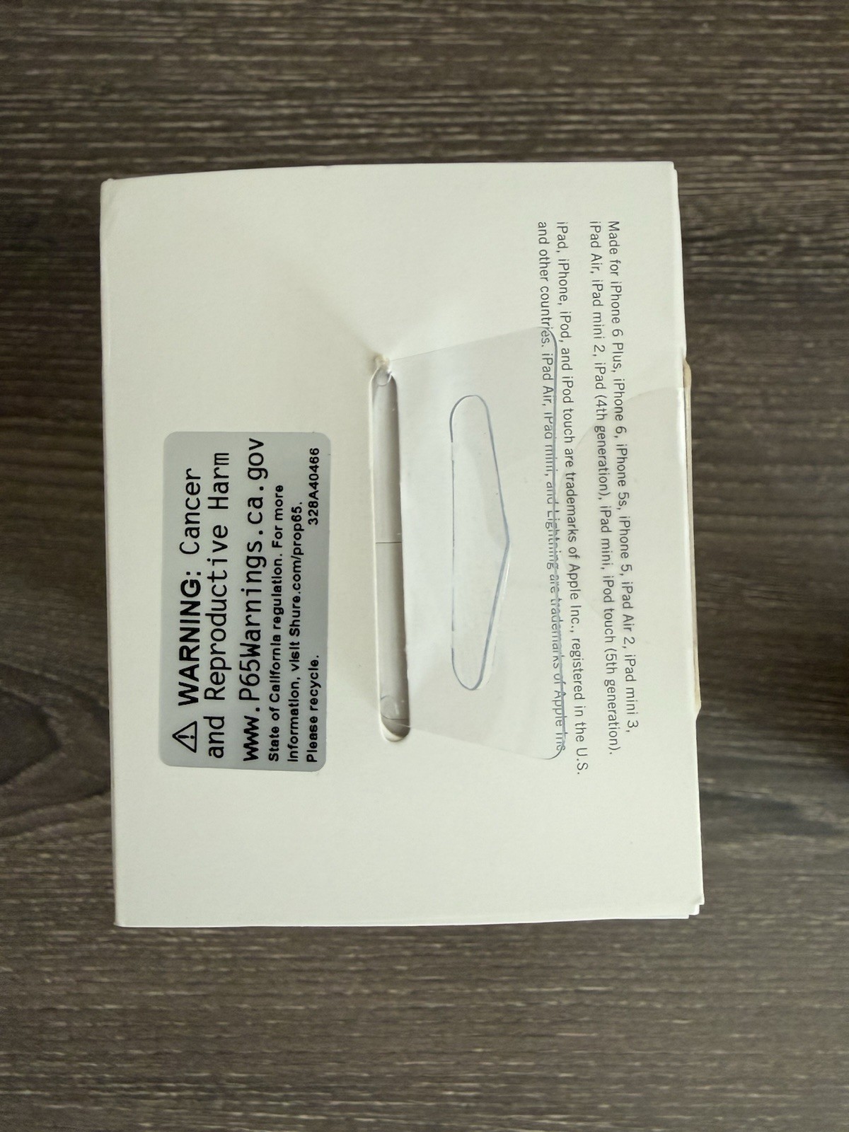 Shure MV88 Microphone for Mobile Recording, Portable Mic, apple lightening