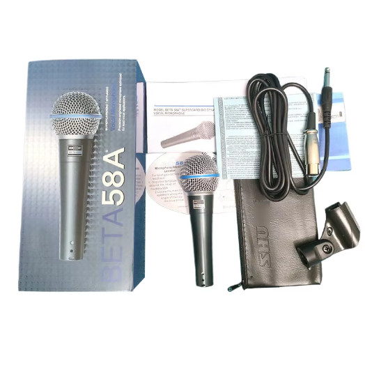 Shure Beta 58A Super Cardioid Dynamic Vocal Microphone AU