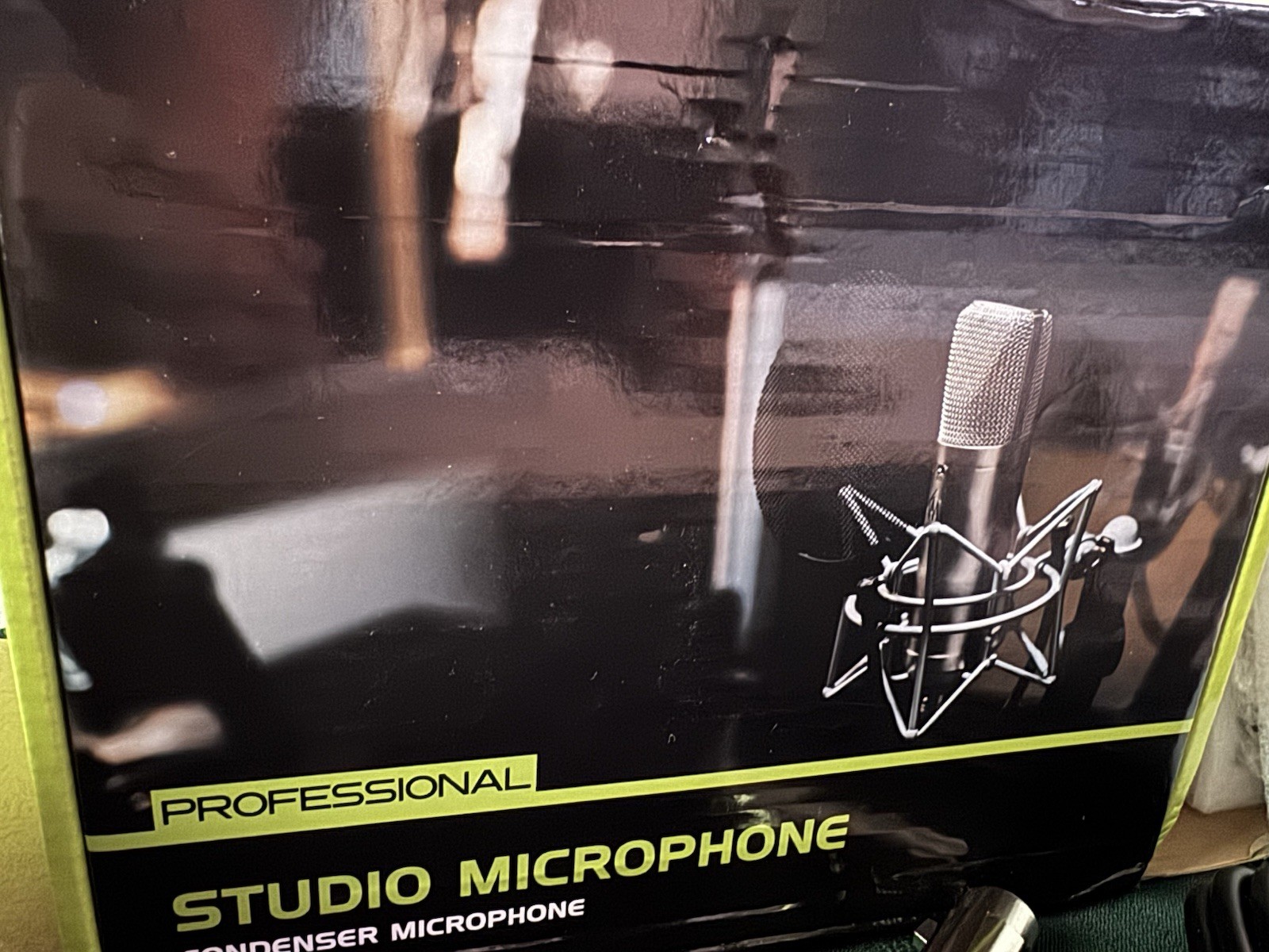 Studio Condenser Microphone Kit, Wired 3.5mm (1/8in) TRS, Silver w/ Shock Mount