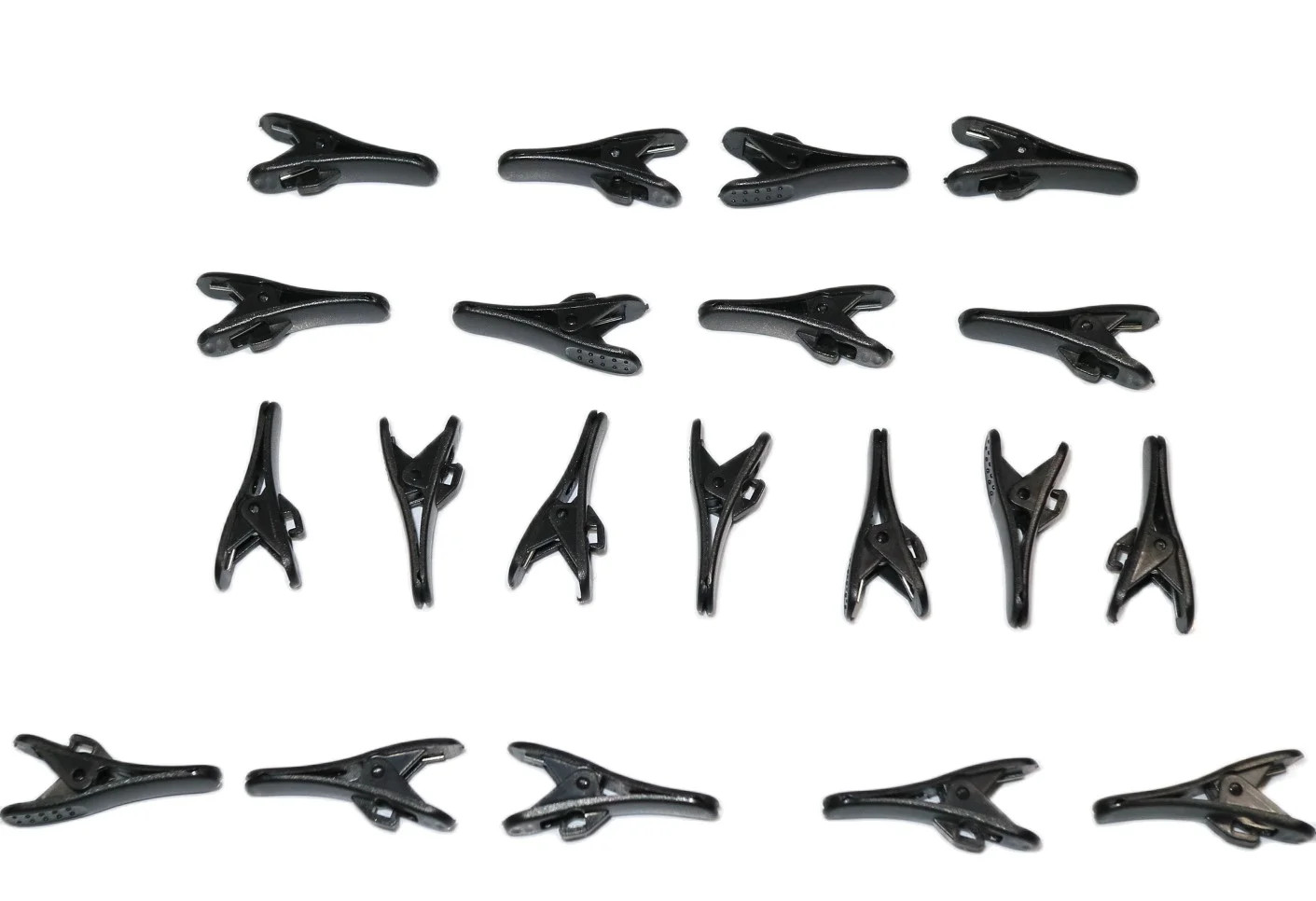 10-Pack Plastic Grip Clip for ME4 Lavalier Mic CX Series Earphone Fit 1mm 1.5mm