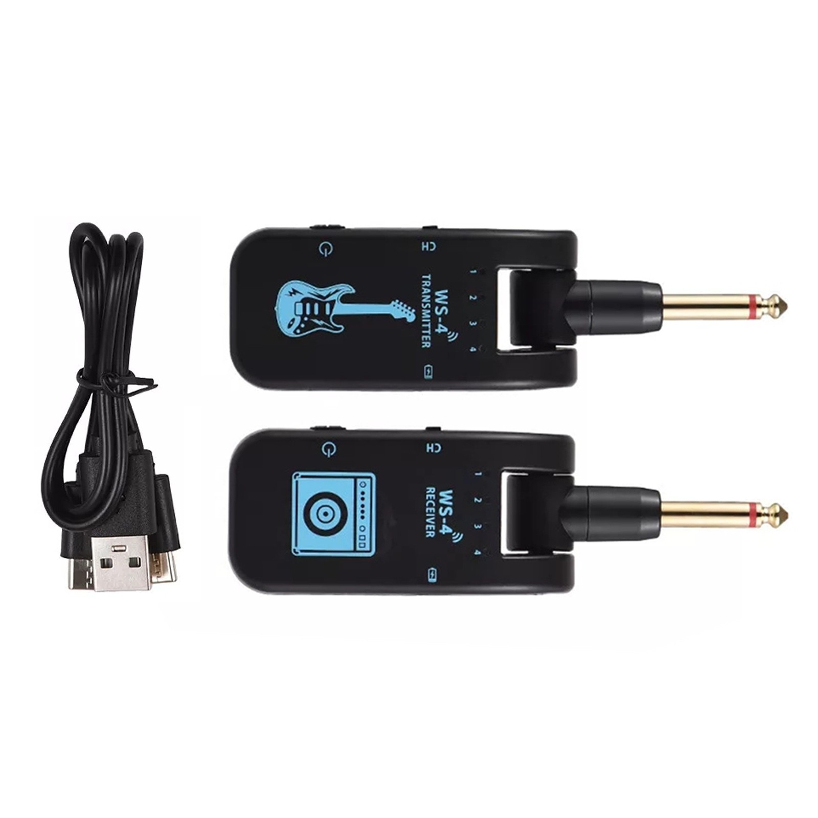 Excellent Quality 2.4G Wireless Guitar Rechargeable Transmitter And Receiver