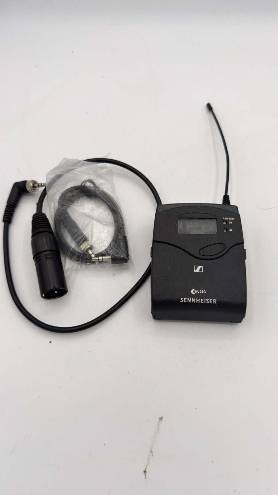 Sennheiser EK 100 G4 A Band 516-558 MHz Receiver + XLR & 3.5mm Cables – Tested
