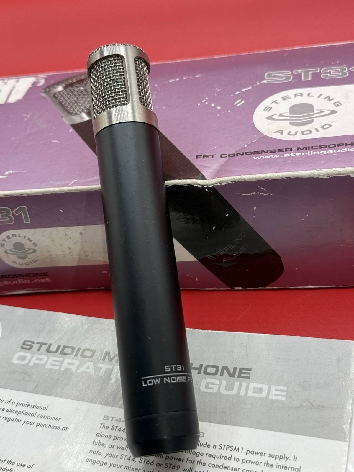 Sterling Audio ST31 Microphone Small Diaphragm FET Condenser Mic J3